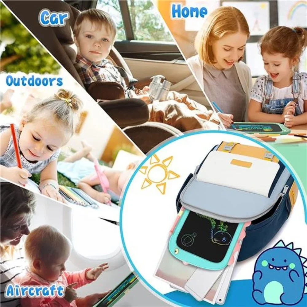 LCD Writing Tablet Boy Toys, Doodle Board Drawing Pad for Kids Old-Blue